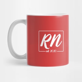 RN regisered nurse 2020 est 2020,nurse graduation gift for nurse Mug